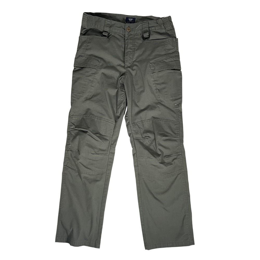 Condor Mens Tactical Cargo Pants OD Green Ripstop 32x30 Reinforced Knee D-Ring